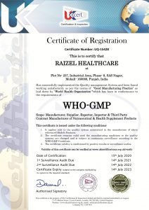 raizel healthcare certificate3